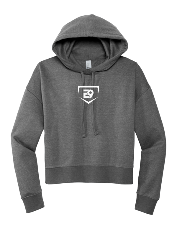 WOMENS MODDEST CROP E9 HOME PLATE HOODIE - Image 2