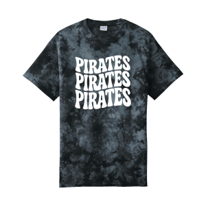 Crystal Tie Dye Pirates Tee