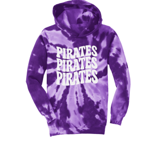 Tie Die Pirates Hoodie (Youth/Adult)